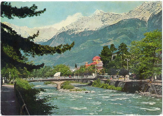 Открытка, Европа, ХХ в. Чистая.