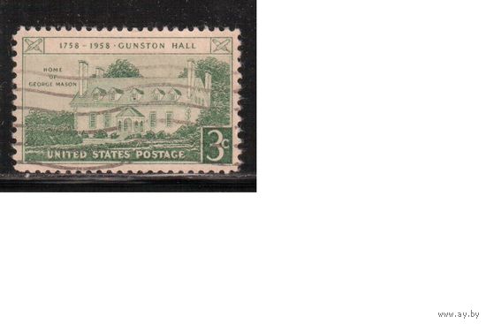 США-1958, (Мих.728), гаш.,Дом Масона(одиночка)