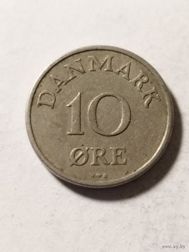 Дания 10 оре 1954