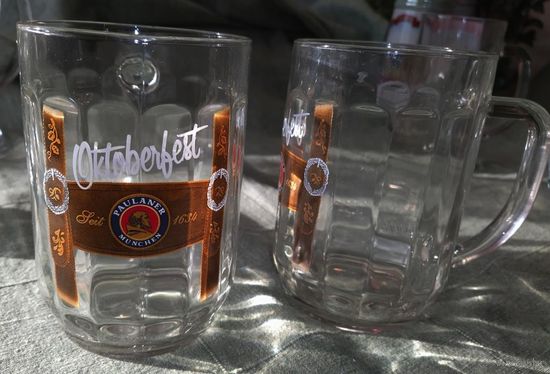 Пивной БОКАЛ, 0,5 л.  2 шт. Oktoberfest.