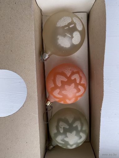 Набор елочных игрушек.СССР