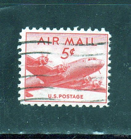 США.Ми-552. Самолет DC-4 Skymaster. Серия: Авиапочта 1941-1949 гг.