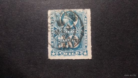 Чили\275с\ 1877 Колумб Стандарт.