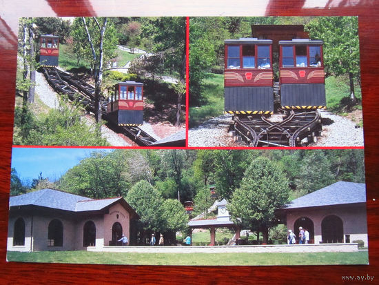 С005-3011 Открытка The Visitors center ay the Horseshoe Curve США Конец 1990-х – начало 2000-х Подписана