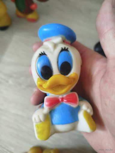 Игрушка ссср,Доналд дак,резина,с рубля