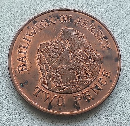 Джерси 2 Пенни 1992 Сталь-магнетик 6-1-29