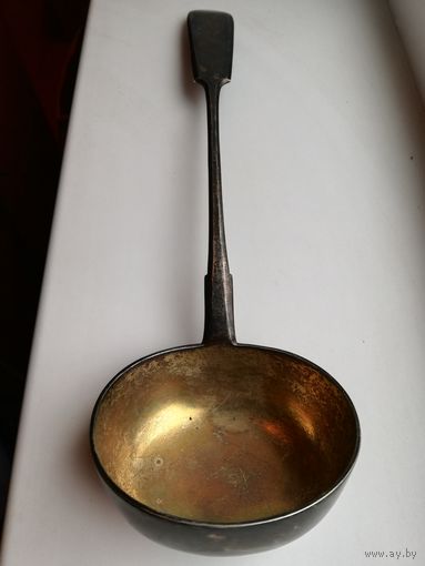 Половник черпак,царская Россия,серебро 84.