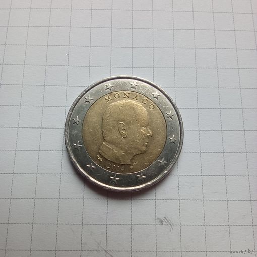 2 евро Монако, 2014 год из обращения