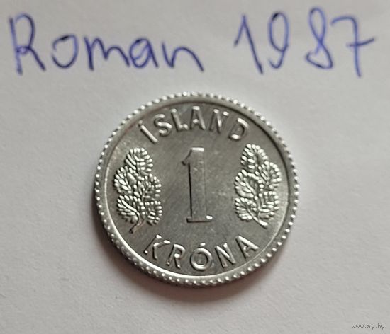 Исландия 1 крона 1977