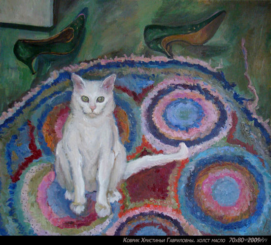 "Сюжет" , х/м , 70/80см.,2009.