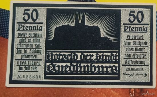 Нотгельд Германия 50 пфеннигов