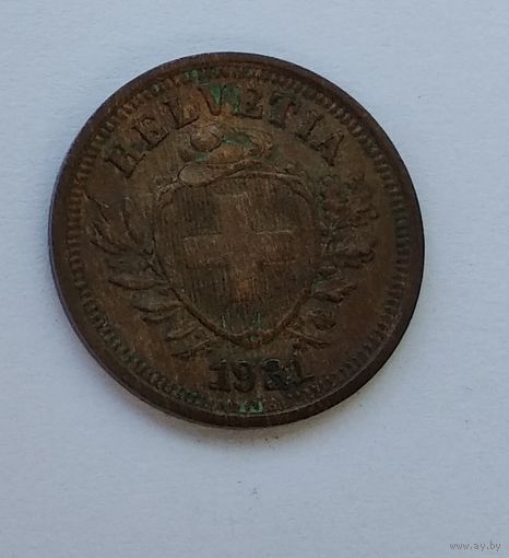Швейцария 1 раппен, 1931 7-5-8