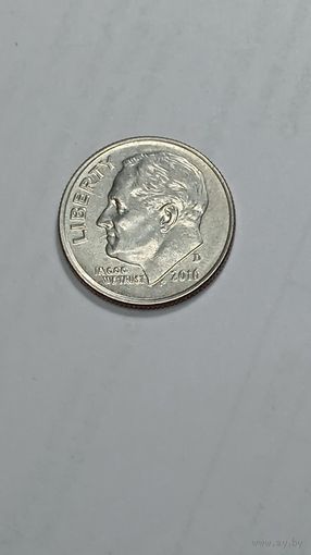 США 10 центов 2016 года . D