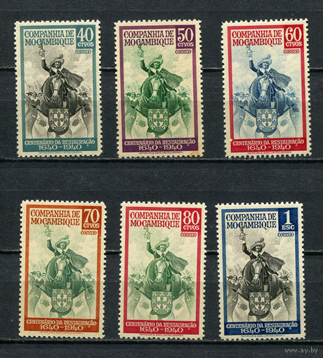 Португальские колонии - Мозамбик (Comp de Mocambique) - 1941 - 300-летие Независимости Португалии - [Mi. 228-233] - полная серия - 6 марок. MNH.  (Лот 30Jp)-T4P5
