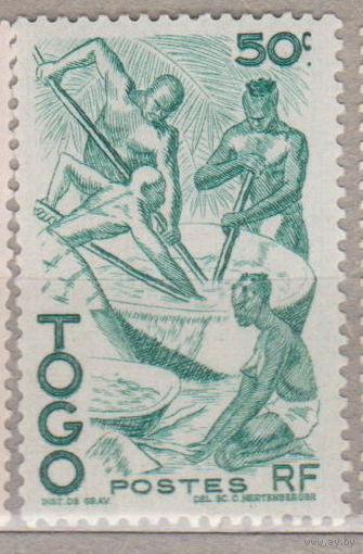 Французская колония Того культура ТОГО 1947 год лот 15 ЧИСТАЯ