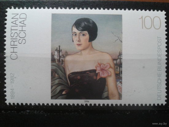 Германия 1994 живопись Христиана Шада** Михель-1,2 евро