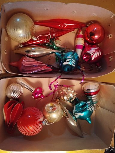 Ёлочные игрушки, СССР. Цена за всё.