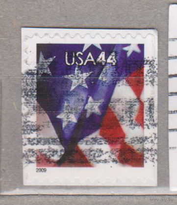 Флаг США 2009 год лот 1066 вырезки цена за 1 марку