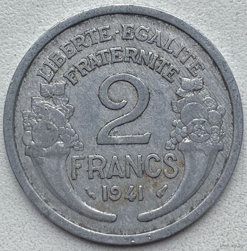 Франция 2 франка 1941 г.