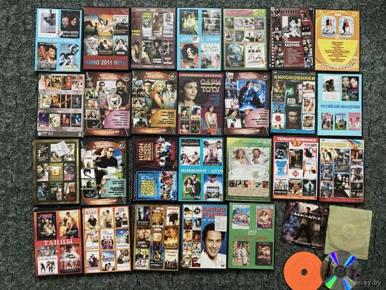 Коллекция CD дисков 30шт СБОРНЫХ  КиноФильмы (одним лотом )