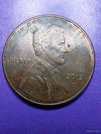 США 1 цент 2012 D