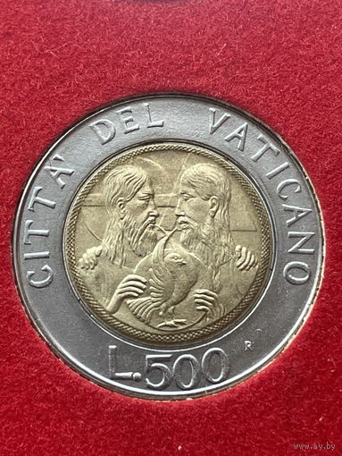 Ватикан 500 лир 1988 г.