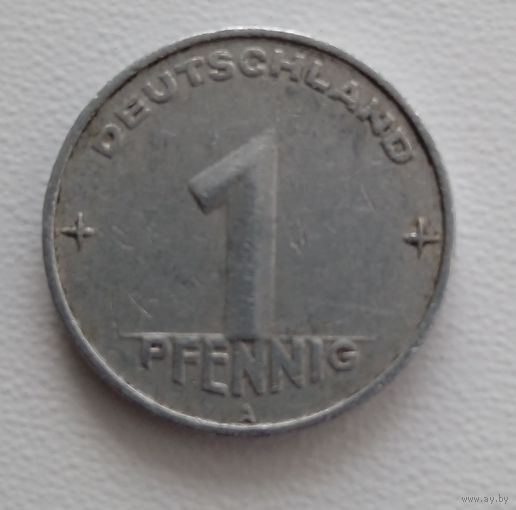 Германия 1 пфенинг 1952 А