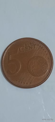 Финляндия 5 евроцентов 2001