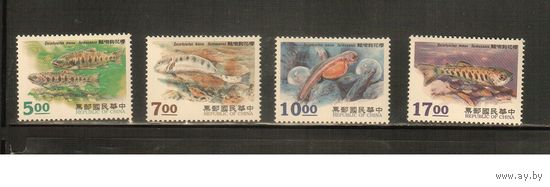 Тайвань-1995(Мих.2248-2251) , **  , Морская  Фауна , Рыбы (полная серия)