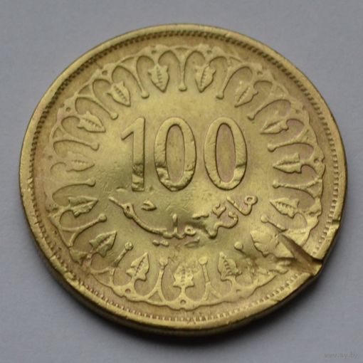 Тунис, 100 миллимов 1997 г.