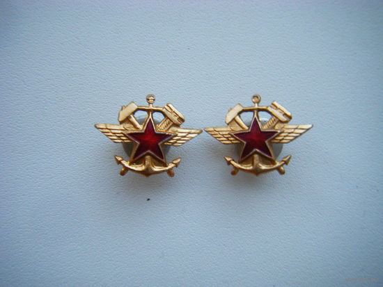 Эмблемы ЖД ВОЙСКА  СА СССР