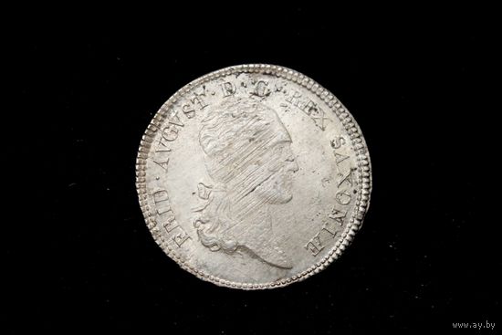 1/6 талера 1808 г. Саксония (Германия), Фридрих Август
