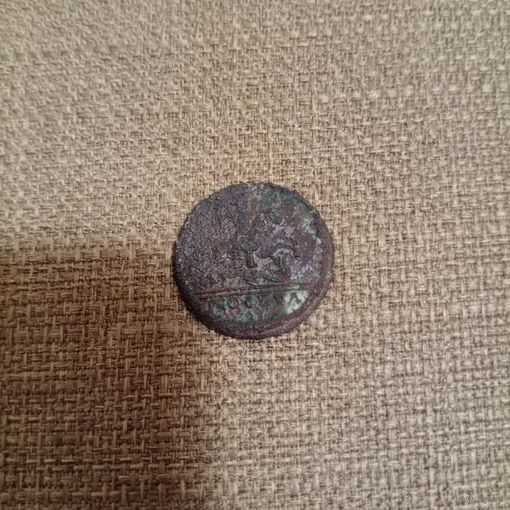 Крестовая копейка 1728 год Москва