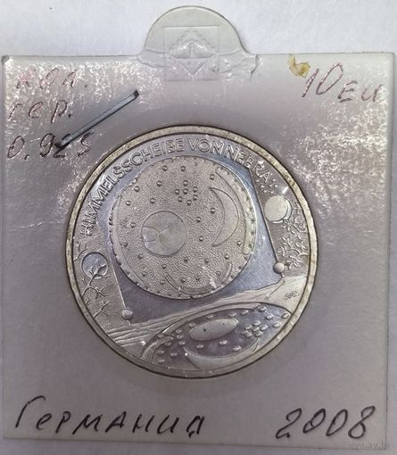10 евро 2008 Германия - Небесный диск из Небры
