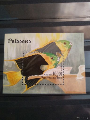 Бенин 1996г. Рыбы.