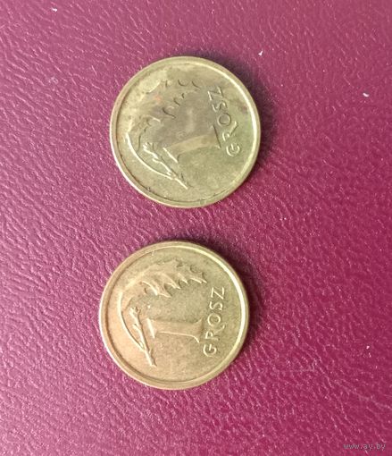 1 грош Польша 2000,2011, 2014 и др.