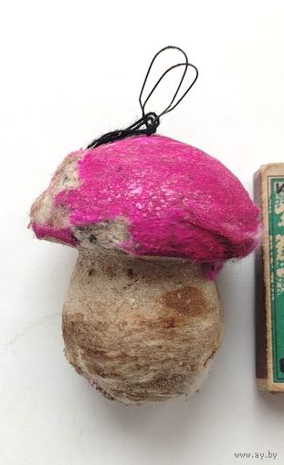 Ёлочная игрушка. Гриб.