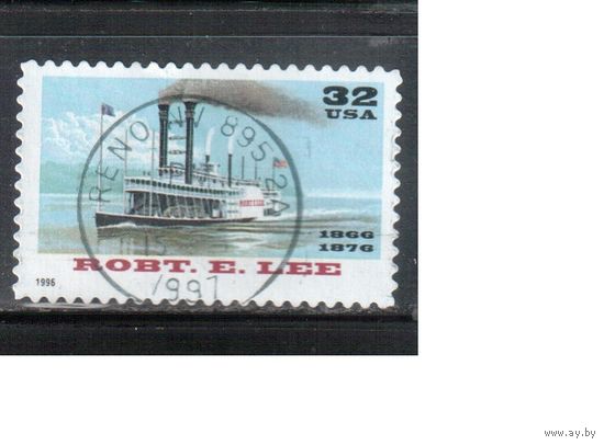 США-1996 (Мих.2755) , гаш., Речной флот, Корабли