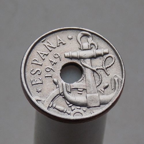 Испания 50 сентимо 1949