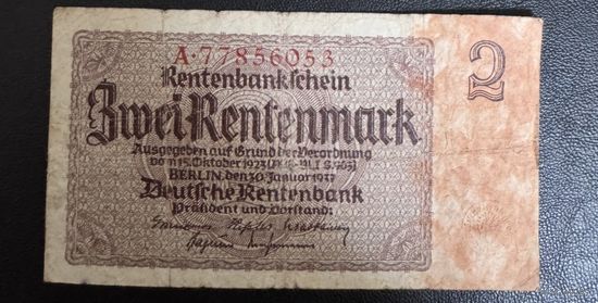 Германия 2 марки 1937