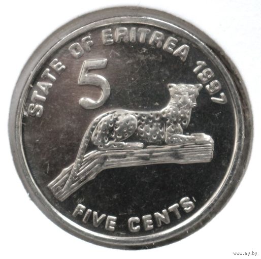 Эритрея 5 центов 1997 год