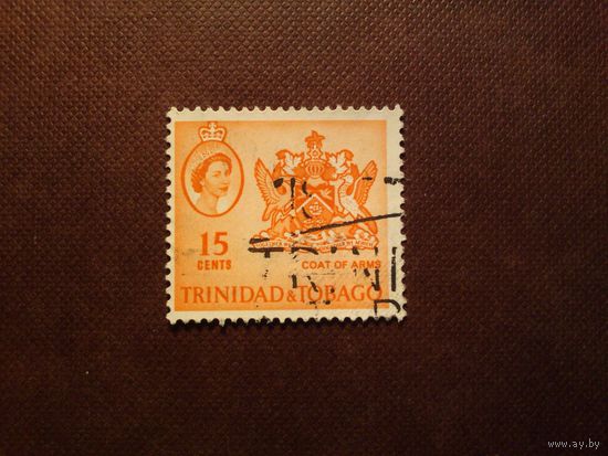Тринидат и Тобаго 1960/64 гг.Королева Елизавета II и герб./1а/