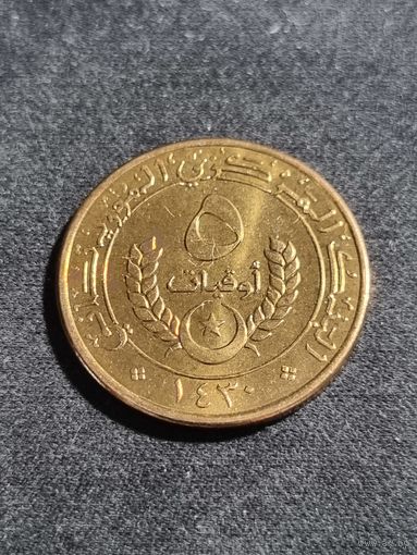 Мавритания 5 угий 2009 Unc
