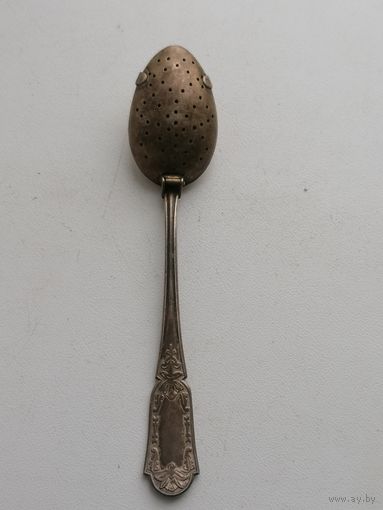 Ложка ситичко для чая, серебро 875 пробы СССР торги с Рубля