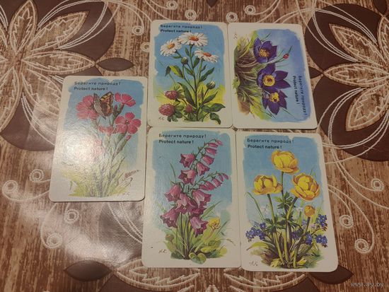 Календарики,аэрофлот,1984