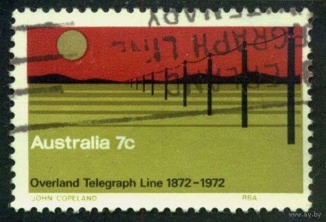 Австралия - 1972 [Mi. 498] Гашеная (AU12)