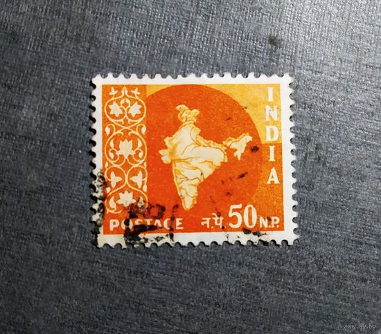 Марка Индия 1957 год Стандарт