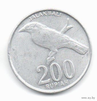 РЕСПУБЛИКА ИНДОНЕЗИЯ. 200 РУПИЙ 2003 ФАУНА. ПТИЦА