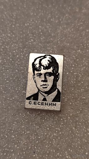 Значек знак С.Есенин,200 лотов с 1 рубля!!!