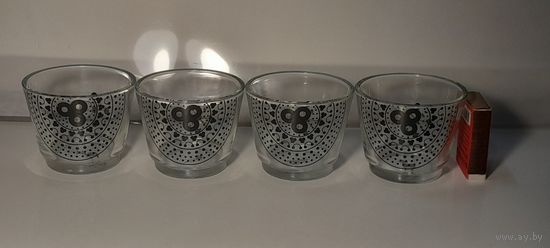 Рюмки интересные. 4 штуки.